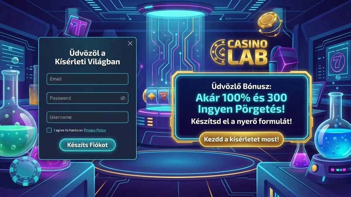 Regisztráció bónusszal